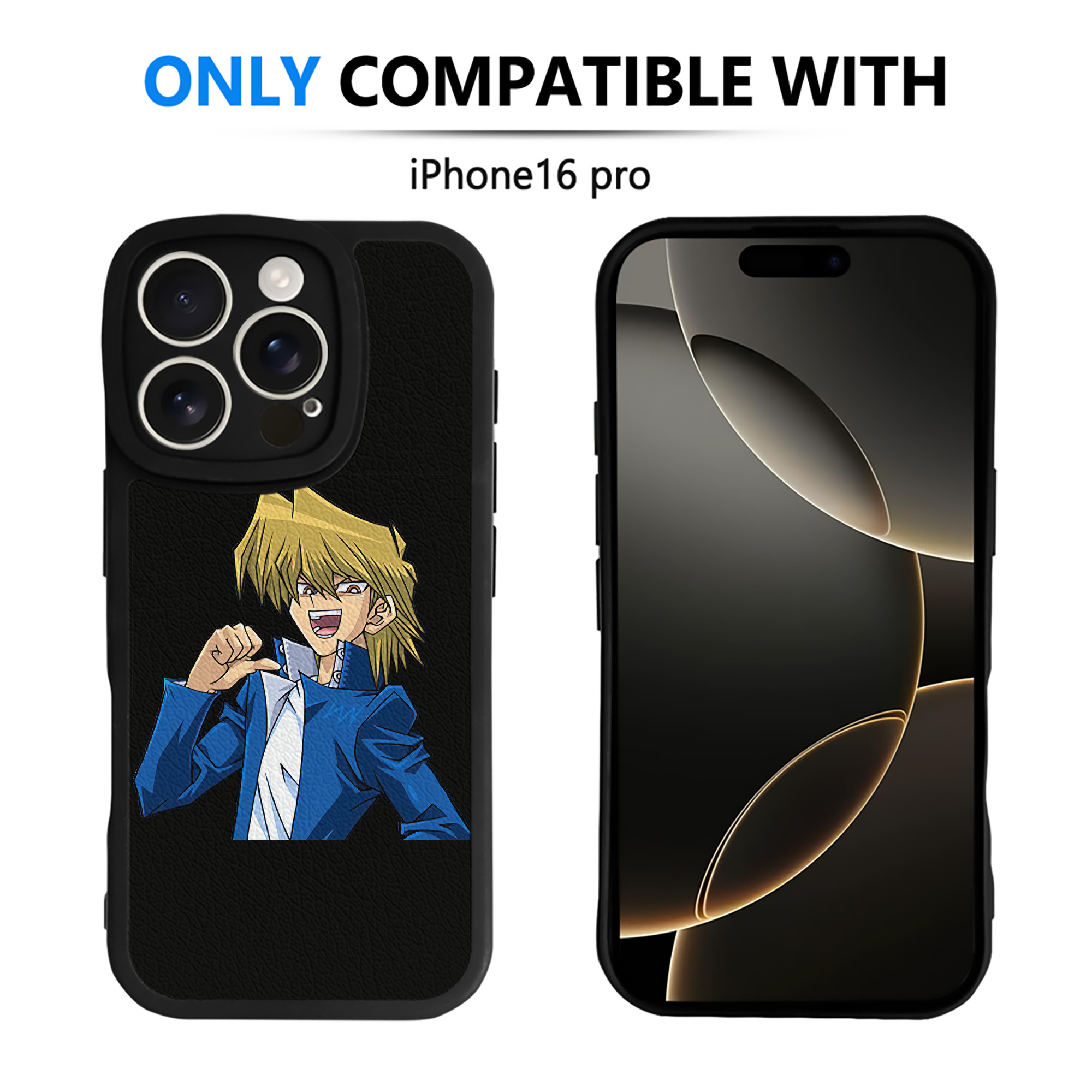 遊☆戯☆王 Yu-Gi-Oh! 【iPhone 16シリーズ対応】シリコンスマホケース（レザー調） 材質：シリコン